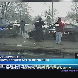 Video shows officer after being shot - YouTube