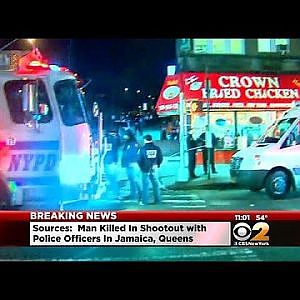 Man Killed After Shootout With NYPD Officers - YouTube