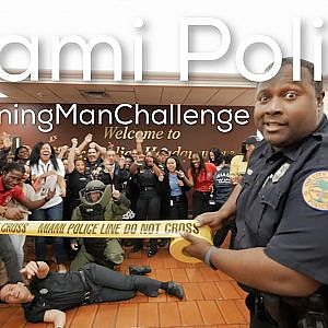 Miami Police Running Man Challenge - YouTube