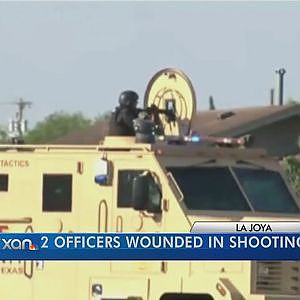 Shootout in South Texas leaves 2 police officers injured - YouTube