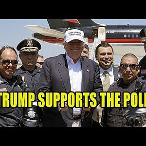 Donald Trump Supports the Police - YouTube