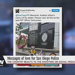 Social media reacts to SDPD officer killed - YouTube