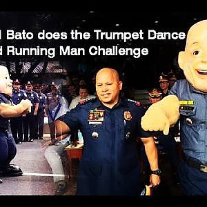P01 Bato dela Rosa dance  Running Man & Trumpets Challenge | New PNP Mascot - YouTube