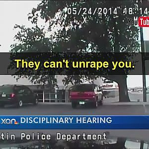 Austin officers suspended after rape joke caught on dashcam - YouTube