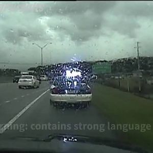 Tennessee High Speed Police Pursuit Crazy Rape Suspect In Traffic In The Rain (Dashcams) - YouTube