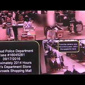 Mall Stabbing Raw Surveillance Footage - YouTube