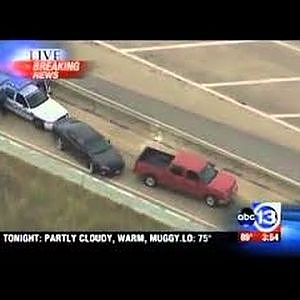 Police Chase - Southern California Police Pursuit Female Burglar In A G6