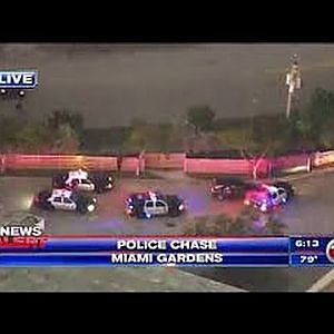 Police Chase Miami Gardens January 21 2017 - YouTube