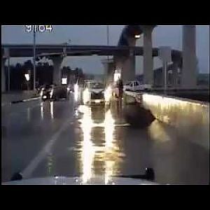 Deputy Pulls Suicidal Man Off Freeway Overpass - YouTube