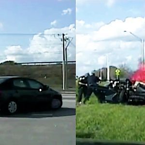 Police Dash Cam shows Polk chase ends in Fatal Crash - YouTube