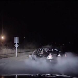 Chased By Police, A Suspect Flips His Car, Keeps Going - Police Dash Cam Footage. - YouTube