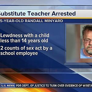 Substitute teacher arrested for inappropriate behavior with student - YouTube
