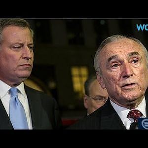 NYC Police Union Launches Campaign to Keep Mayor Away From Funerals - YouTube