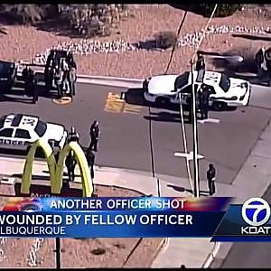 APD officer wounded by fellow officer - YouTube