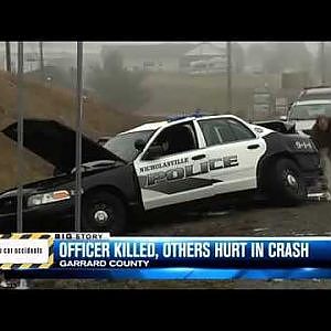 Nicholasville Police Officer Killed In Crash - YouTube