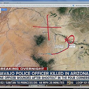 Navajo police officer killed in Arizona - YouTube