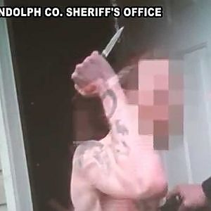 Body cam captures man attacking deputy with knife - YouTube