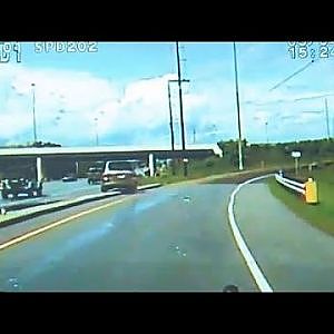 Caught on camera: Police chase with mom in minivan - YouTube