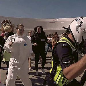Royal Gibraltar Police Running Man Challenge - YouTube