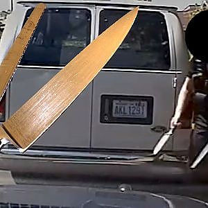 Kitchen knife-wielding man shot by Police - YouTube