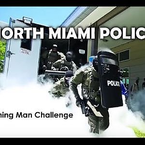 North Miami Police Running Man Challenge - YouTube