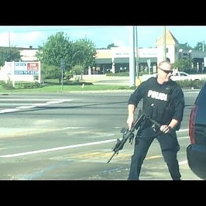 Eyewitness Captures Terrifying Video From Middle of Baton Rouge Police Ambush - YouTube