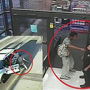 CCTV Shows Shooting Of Jawari Porter After Knife Attack On Cincinnati Police Officer - YouTube
