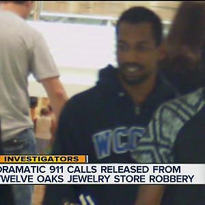 Surveillance video shows Twelve Oaks Mall jewelry store robbery suspects - YouTube