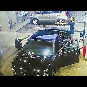 Dramatic Gas Station Shootout - Police Investigating - YouTube