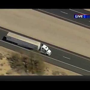 BREAKING: Stolen Semi-Truck LOW SPEED Chase in Southern California - YouTube