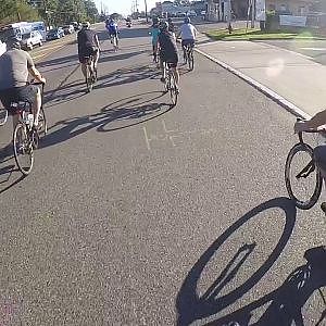 Memorial bicycle ride thru Edison to honor fallen officer - YouTube