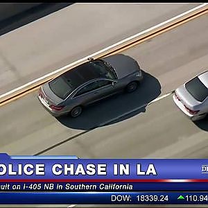 FNN: EPIC POLICE CHASE In Southern California - SUSPECT STOPS FOR GAS! - Wow #DustyChase - YouTube