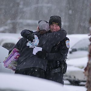 Christmas Surprise Traffic Stop with Lowell Police - YouTube