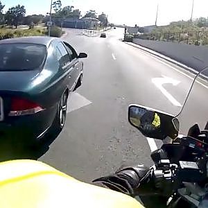 Police officer on bike mowed down by driver - YouTube