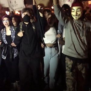 Portland anti-Trump protest Nov. 10, 2016 - YouTube