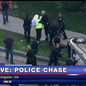 SHOCKING ENDING: Police Chase in Los Angeles, CA - YouTube