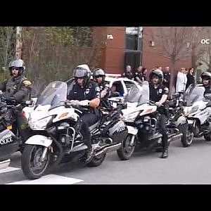Whittier Police Officer Keith Boyer Procession, CA - YouTube