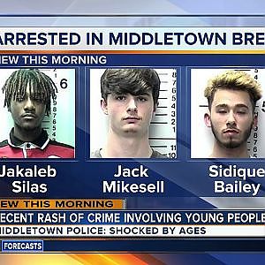 Middletown police shocked by recent rash of teenage crime - YouTube