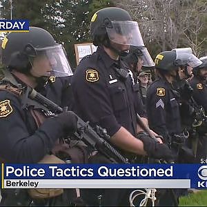 Police Tactics Questioned In Wake Of Violence At Pro-Trump Rally In Berkeley - YouTube