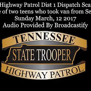 Dispatch Scanner Audio Wild Police chase down I-75 of two teens who took van from Sevier County - YouTube