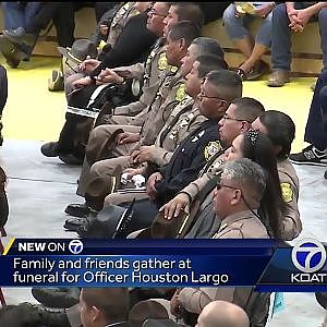Fallen Navajo Officer honored by loved ones - YouTube