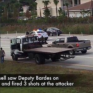 Good Samaritan saves Lee County deputy's life, shoots attacker - YouTube