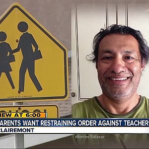Parents want restraining order against teacher - YouTube