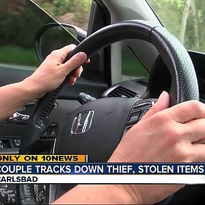 Couple tracks down thief, stolen items - YouTube