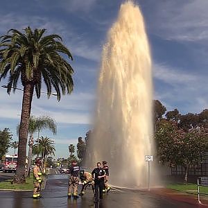 National City: Crash into Fire Hydrant 03142017 - YouTube