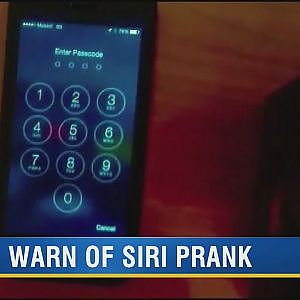 Police warn of Siri prank - YouTube